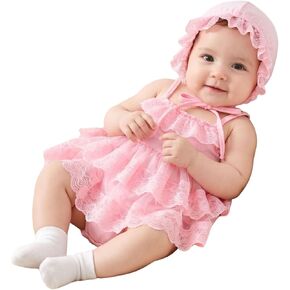 Preemie-12 Months Baby Girl Tutu Lace Romper Infant Tulle Dresses Clothes Summer Sleeveless Outfits in Kuwait