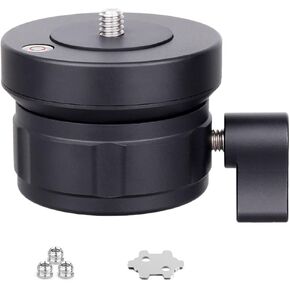 ARTCISE Tripod Leveling Base Camera Leveler, Bubble Level Aluminum Adjusting Plate with 1/4" 3/8" Mounting Screw Tripod Head Compatible with DSLR Camera Camcorder in Saudi Arabia