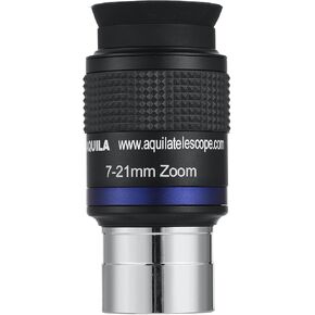 Full Metal 7-21 Zoom Eyepiece, High Magnification Astronomical Telescope Accessory with Multi Layer Coating Rotating Adjustment, for Observation 1.25 Inch I in Saudi Arabia