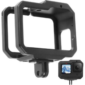 Aluminium Protective Case for GoPro Hero 13/12/11/10/9, Durable Hard Frame Cases Protector, Strong Metal Housing Frame Video Cage with Magnetic Fingers and Sliding Cover in Kuwait