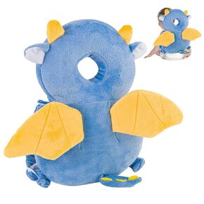 Baby Head Protector Backpack, Toddler Toddler Head Protector, Toddler Head Protector Padded Backpack Elasticated Carrier Wear (Dragon) in Kuwait