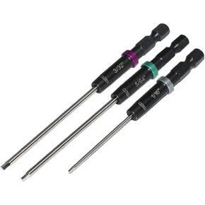 MIP Standard SAE Speed Tip 1/4" Drive Bits Hex Allen Driver Wrench Set Gen 2 (1/16 / 5/64 / 3/32 - Set) in Kuwait