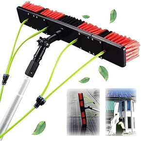 Extendable Window Cleaning Pole KitWater Fed Rotating Brush for Solar Panels & Household Cleaning Ideal for Photovoltaic Maintenance & Easy Reach in Saudi Arabia