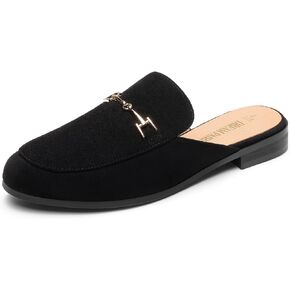 DREAM PAIRS Women's Flats Slip on Comfortable Mules | Slip on Slides Buckle Lightweight Loafers Shoes for Office Work Business and Casual Wear in Kuwait
