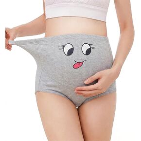 Women's Maternity High Waist Underwear Pregnancy Over The Belly | Panties Seamless Soft Hipster Panties Over Bump in Saudi Arabia