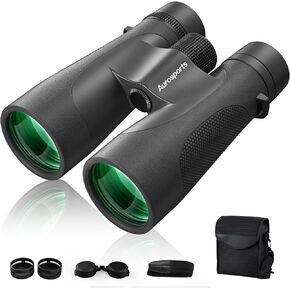 Aurosports 15x52 Waterproof Binoculars for Adults Hunting Binoculars Green | IPX7 Nitrogen-Filled, HD Optical System, BAK4 Prism, FMC, Low Light Vision, Bird Watching, Cruise, Travel, Stargazing in Saudi Arabia