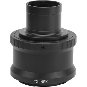 1.25in T Mount Telescope Adapter Ring for E Mount Mirrorless Camera, Aluminum Alloy Metal T2-E Adapter with M42x0.75 Interface, Lightweight Accessory for Astrophotography in Kuwait