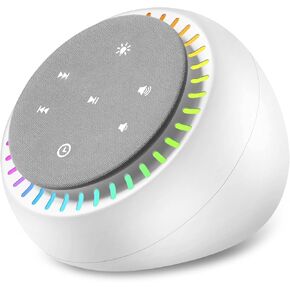 DreamSky Sound Machine for Sleep, White Noise for Sleeping Adults & Baby | Brown Noise Fan for Office Privacy & Noise Canceling, 26 Sounds & RGB Night Light, USB-C Powered for Home Travel in Saudi Arabia