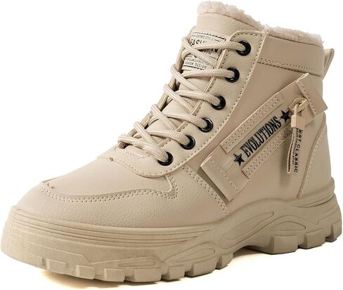 Snow Boots Womens Warm Fur Lined Winter Boot Comfortable Ankle Booties Outdoor Anti Slip Shoes Waterproof Short Boots in Saudi Arabia