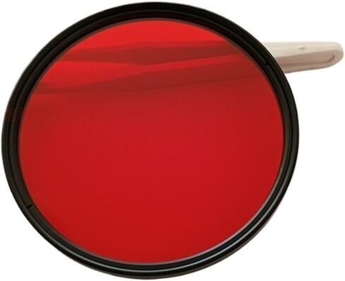 590nm Absorption Cut-Off Orange-red Glass CB590 IR Transmission Filter | 590nm cut-on, >88% transmission 650nm+, blocks UV/blue/green, orange glass, CB590 type(Ø24mm) in Kuwait