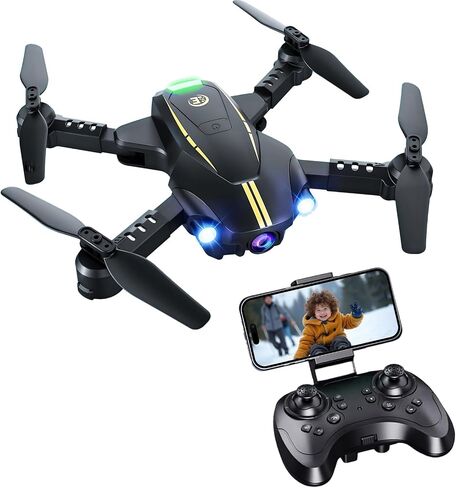 Foldable Camera Drone, 1080P FPV RC Drone for Beginners Kids & Adults in Kuwait