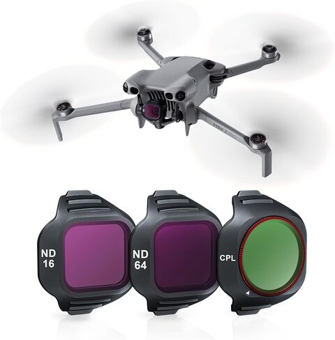 STARTRC ND/CPL Filter Set for DJI Mini 5 Pro Accessories, 3 Pack Filters ND16/64/CPL Mini 5 Pro Drone Lens Filters, Multi Coated HD Optical Glass in Kuwait
