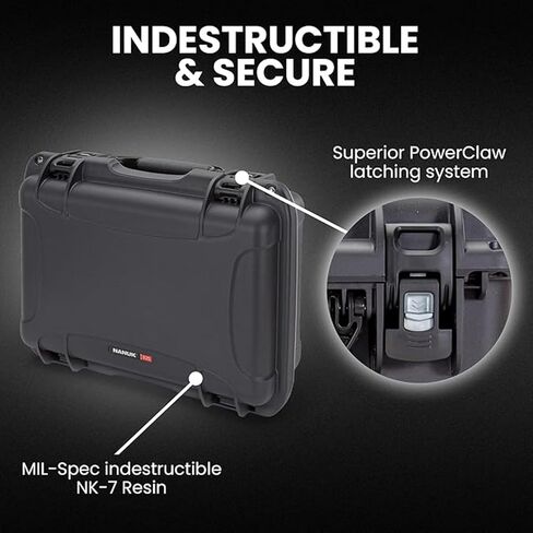 NANUK 925 DJI Mavic 4 Pro Creator Combo - Waterproof Hard Case with Drone Foam Insert, Crushproof, Portable Travel Case, Made in Canada (18.7"x 14.8" x 7") - Graphite in Kuwait