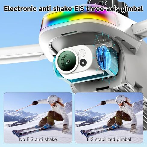4K Drone with Camera for Adults & Beginners, 5.5" HD Touchscreen Remote, 30-Min Flight, Brushless Motor, Smart Obstacle Avoidance, One-Key Return, Foldable RC Drone Under 260g in Kuwait