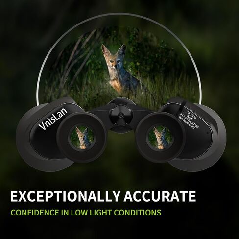 10-30x50 HD Zoom Binoculars for Adults with High-Powered & Image Stabilization - Waterproof, Clear Low-Light Vision Binos for Bird Watching, Hunting, Travel, Cruise Ship Use in Kuwait