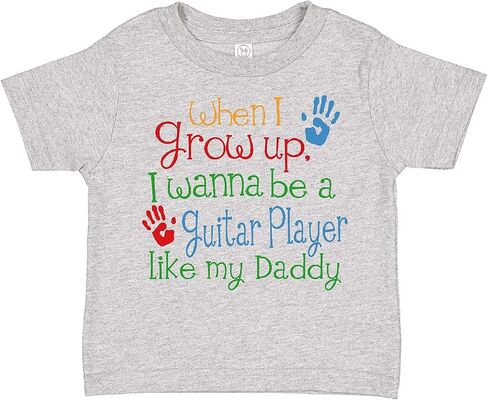 inktastic Guitar Player Like Daddy Toddler T-Shirt in Kuwait