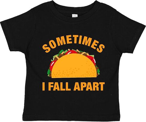 inktastic Tacos Fall Apart Toddler T-Shirt in Kuwait