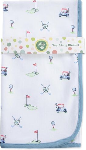 Little Me Blankets for Baby Gender Neutral Duckies Swaddling Receiving Blanket, 30 x 27 Inches in Kuwait