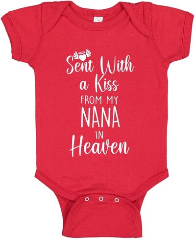 Sent with A Kiss from My Nana in Heaven Baby Bodysuit Infant One Piece in Kuwait