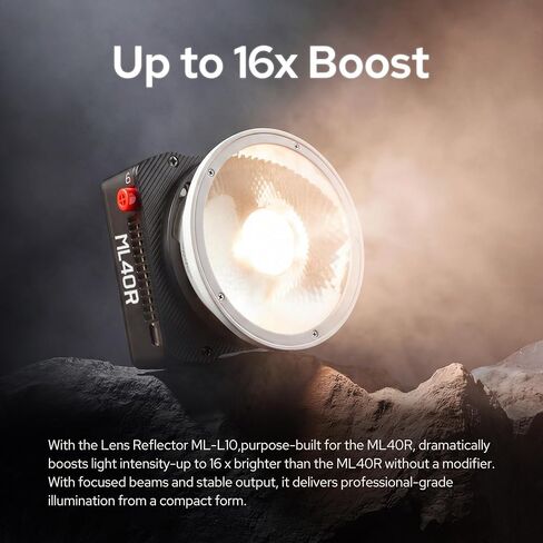 GODOX ML40R RGB LED Video Light,1800K-10000K Full Color LED Lighting,Support CCT/HSI 14 FX Mode,CRI≈95 TLCI≈95 Continuous Light with App Control in Kuwait