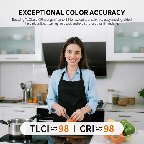 Godox Litemons LE300Bi Bi-Color COB LED Video Light 320W, 58900 Lux@1m, Professional COB LED Continuous Output Lighting w/Bowens Mount, CRI/TLCI 98+, Ultra-Quiet Studio Video Light, APP DMX Control in Kuwait