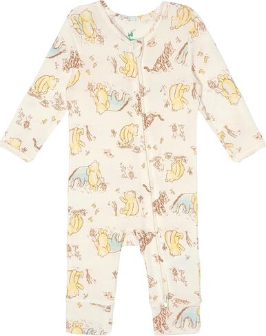 Disney Baby Girls Classic Winnie the Pooh 2-Way Zip Coverall in Kuwait