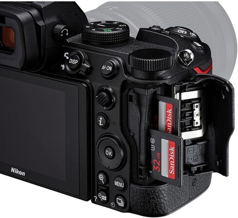 Nikon Z5 Mirrorless Full Frame Camera with NIKKOR Z 24-50mm Zoom Lens + Memory Card Wallet + 64GB Memory Card + Hand Strap + 3 Piece Filter Kit + More in Kuwait