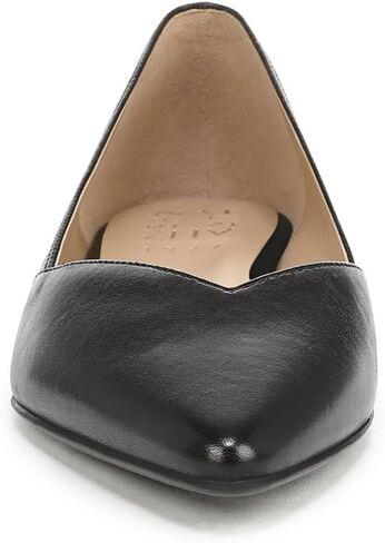 Carlos Santana Carlos Naturalizer Womens Havana Pointed Toe Slip On Dress Ballet Flat,Black Leather,7.5M in Kuwait