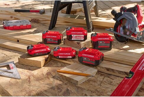 CRAFTSMAN V20 3 Ah Advanced Battery Starter Kit, Includes V20 Battery and Charger (CMCB2103-CK) in Kuwait