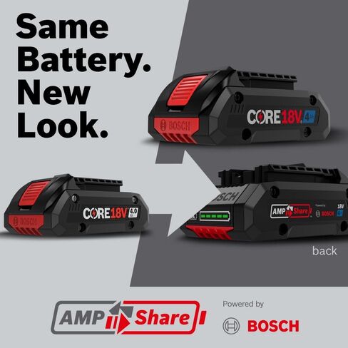 Bosch GXS18V-11N25 18V Starter Kit with (2) CORE18V® 4 Ah Advanced Power Batteries and (1) 18V Standard Battery Charger in Kuwait