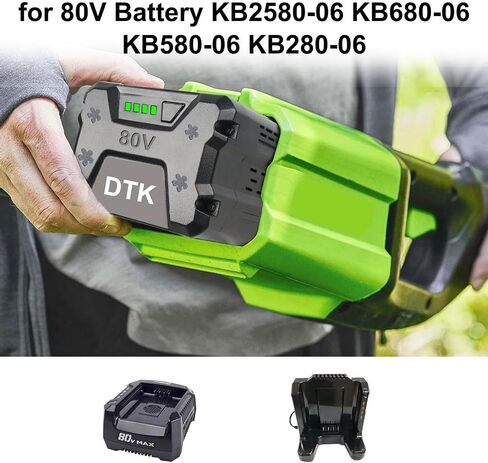 DTK 6Ah Long Lasting Batteries Replacement for Kobalt 80V Battery Ultra-High Capacity 6000mAh KB2580-06 KB680-06 Cordless Power Tools KB280-06 in Kuwait