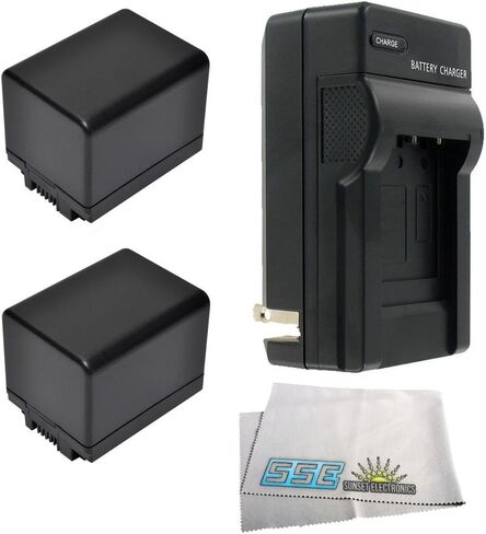 2 Replacement BP-727 Battery Packs for Canon VIXIA HF R30, HF R32, HF R300, HF M50, HF M52, HF M500, HF R40, HF R42, HF R400 Camcorders. Package Includes: 2 Replacement BP-727 Battery Packs + Rapid Travel Charger in Kuwait