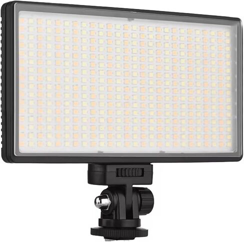 Professional LED Video Light Panel, Compatible with Panasonic Lumix DMC-FZ45, 240 LEDs, USB-C Rechargeable 4000mAh Battery, Adjustable Brightness & Color Temperature (Recording & Streaming) in Kuwait