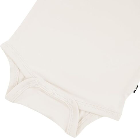 KYTE BABY Unisex Long Sleeve Bodysuit, Rayon Made from Bamboo (Preemie, Oat) in Kuwait