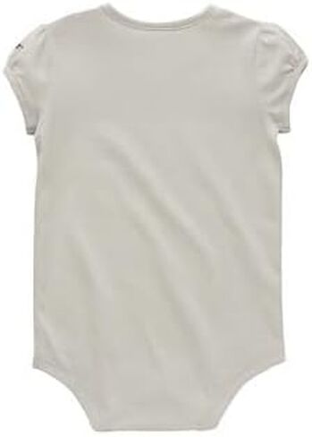 Carhartt Kid's CA7048 Short-Sleeve Farmers Market Bodysuit - Baby Infant Girls- 3 Months - Malt in Kuwait