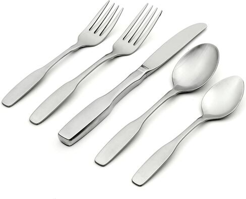 Oneida Baby/Child Paul Revere 6 Pc. Progress Set | satin finish, dishwasher safe | includes knives, forks, and spoons | cutlery set for kitchen and dining in Kuwait
