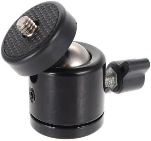 AKOAK 1/4" Swivel Mini Ball Head Screw Tripod Mount for DSLR Camera Camcorder Light Bracket, Pack of 1 in Kuwait