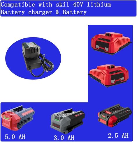 40V 3A for Skil SC5364-00 SC5376C-00 Battery Charger to Charge 40v Battery BL0460C-11 BL4713C-11 BY8605-00 BY8705-00 BY8708-00 BY8723C-00 BY8708C-01 in Kuwait