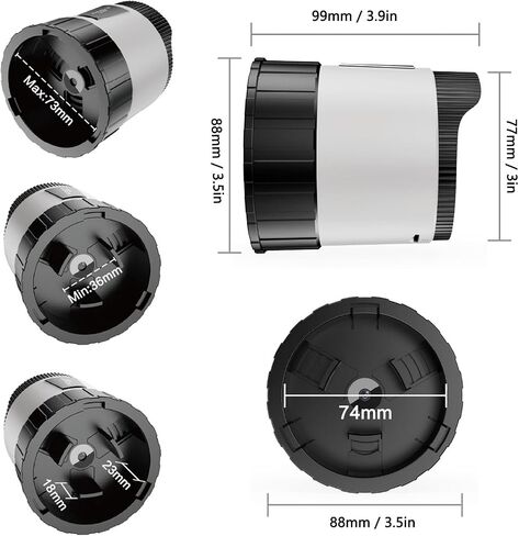 Eujgoov WiFi Electronic Eyepiece Digital Eyepiece Camera 4MP 2K HD with 2 Inch Screen 2000mAh Battery for Telescope Microscope Photography Bird Watching in Kuwait