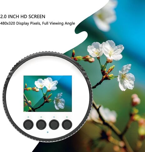 Eujgoov WiFi Electronic Eyepiece Digital Eyepiece Camera 4MP 2K HD with 2 Inch Screen 2000mAh Battery for Telescope Microscope Photography Bird Watching in Kuwait