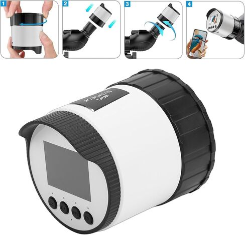 Eujgoov WiFi Electronic Eyepiece Digital Eyepiece Camera 4MP 2K HD with 2 Inch Screen 2000mAh Battery for Telescope Microscope Photography Bird Watching in Kuwait