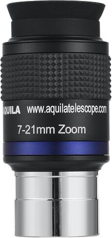 Full Metal 7-21 Zoom Eyepiece, High Magnification Astronomical Telescope Accessory with Multi Layer Coating Rotating Adjustment, for Observation 1.25 Inch I in Kuwait