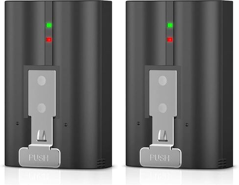 YUELAN 2-Pack 7200mAh Replacement Battery for Ring Doorbell Camera | 7200mAh Rechargeable Camera Batteries for Ring Video Doorbell 2/3/3 Plus/4, Spotlight Cam, Stick Up Cam Battery in Kuwait