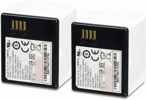 2 Pack Battery A-1 for Arlo Pro, Pro 2 VMA4400 VMS4230 VCS4500C | 2 Pack Battery 308-10029-01 ,308-10046-01 for Arlo Pro ,Pro 2 in Kuwait
