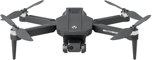 Vivitar SkyVision 4K Ultra HD GPS Foldable Video Drone DRCSC5-BLK Bundle with Sandisk Ultra microSDXC 128GB Memory Card, Drone Landing Pad 31.5-inch with Case and Deco Essentials Sling Backpack in Kuwait
