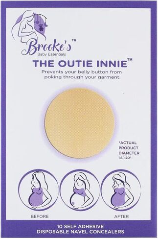 Brooke's Belly Button Covers – 10 Count | Pregnancy Essentials for Under Maternity Wear in Kuwait