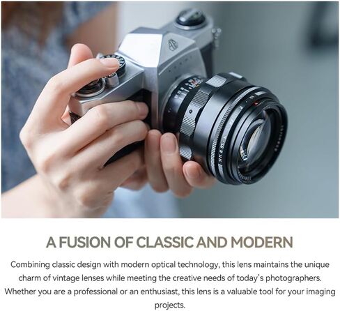 TTArtisan 75mm F1.5 Swirly Bokeh Full Frame Camera Lens Large Aperture Lens Compatible with M42 Mount Camera Lens (Black) in Kuwait