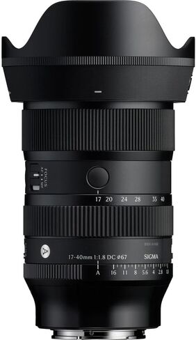 Sigma 17-40mm f/1.8 DC Art Lens Sony E (214965) Bundle. The Ideal Lens for Professional Portraits, Weddings Indoor/Outdoor Adventure, Wildlife, Travel, Sarfari, Photography use + Accessories in Kuwait
