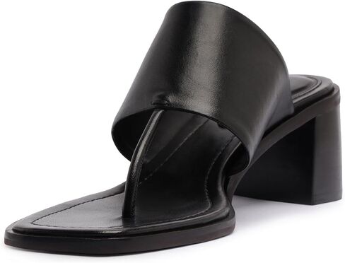 SCHUTZ womens Martha Block Block Heel Thong Sandal in Kuwait