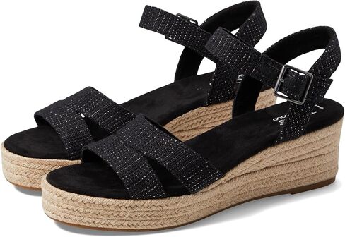 TOMS Womens Audrey Espadrille Athletic Sandals عرضة منتصف الكعب 2-3 " in Kuwait